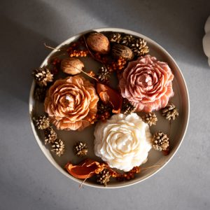 Blooming pioenrozen set 4 stuks