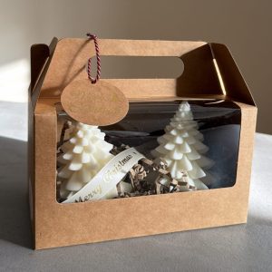 Blooming X-Mas tree set 2 stuks