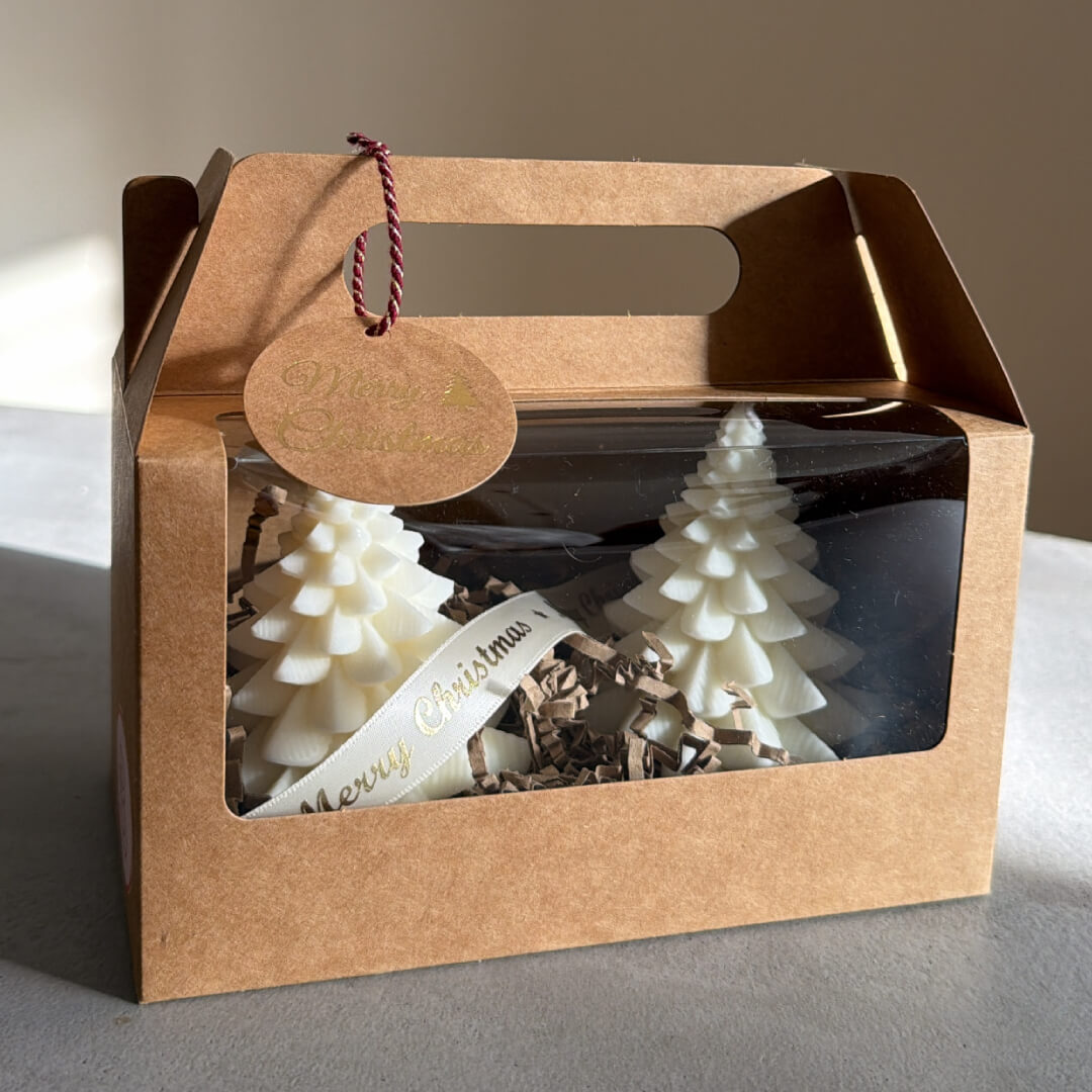 Blooming X-Mas tree set 2 stuks